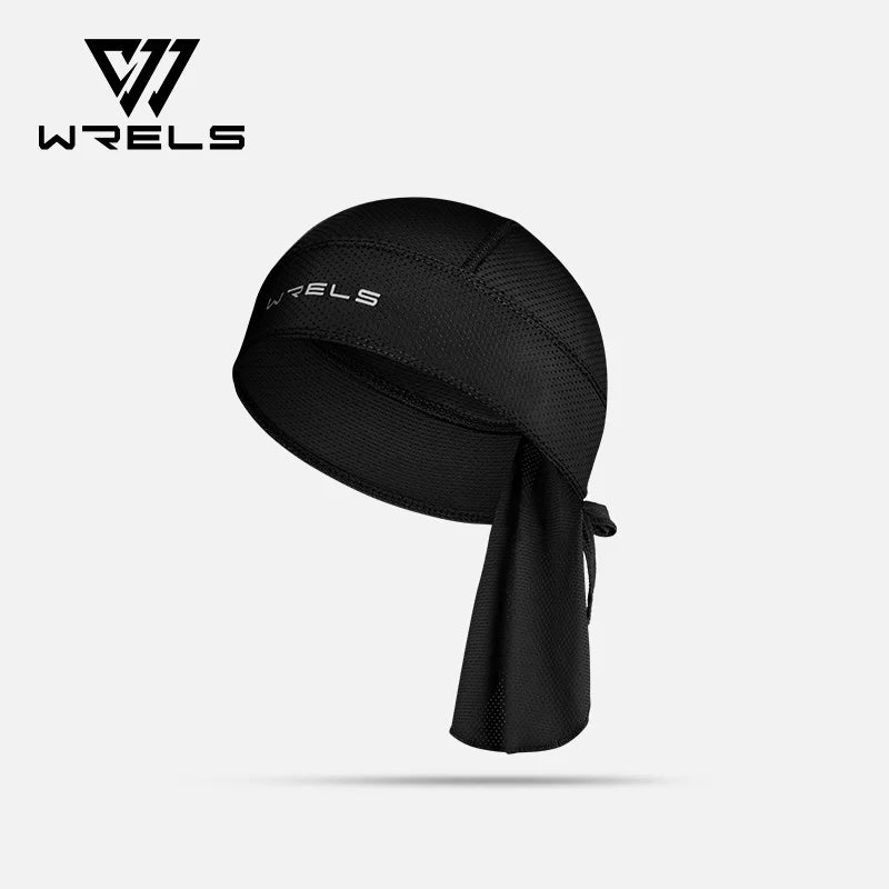 WRELS Skull Caps UV Protection Bandana Cap Sweat-Wicking Pirate Hats Breathable Pirate Hats Adjustable Running Durag Bandana