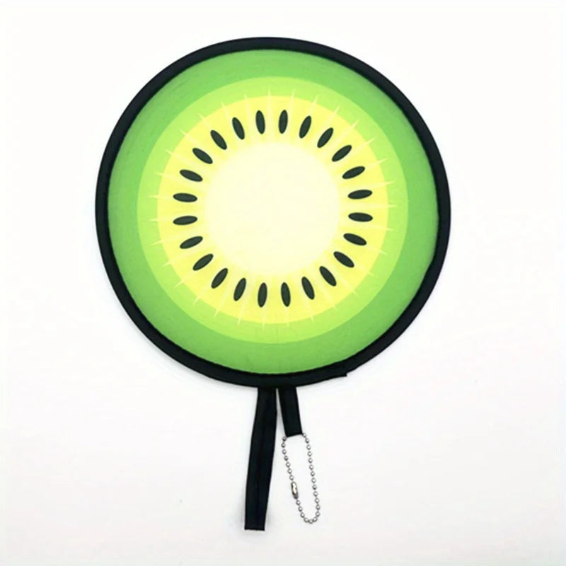 Folding Fan, Round Portable Handheld Summer Fan, Suitable for Daily, Party, Wedding, Family,Outdoor Concert,Personal Decoration