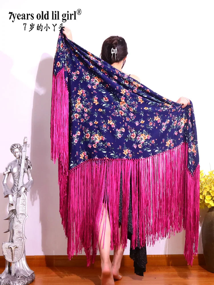 Flamenco Mantón Scarf from Spain Stole Shoulder Cloth Flamenco-Tuch GP01