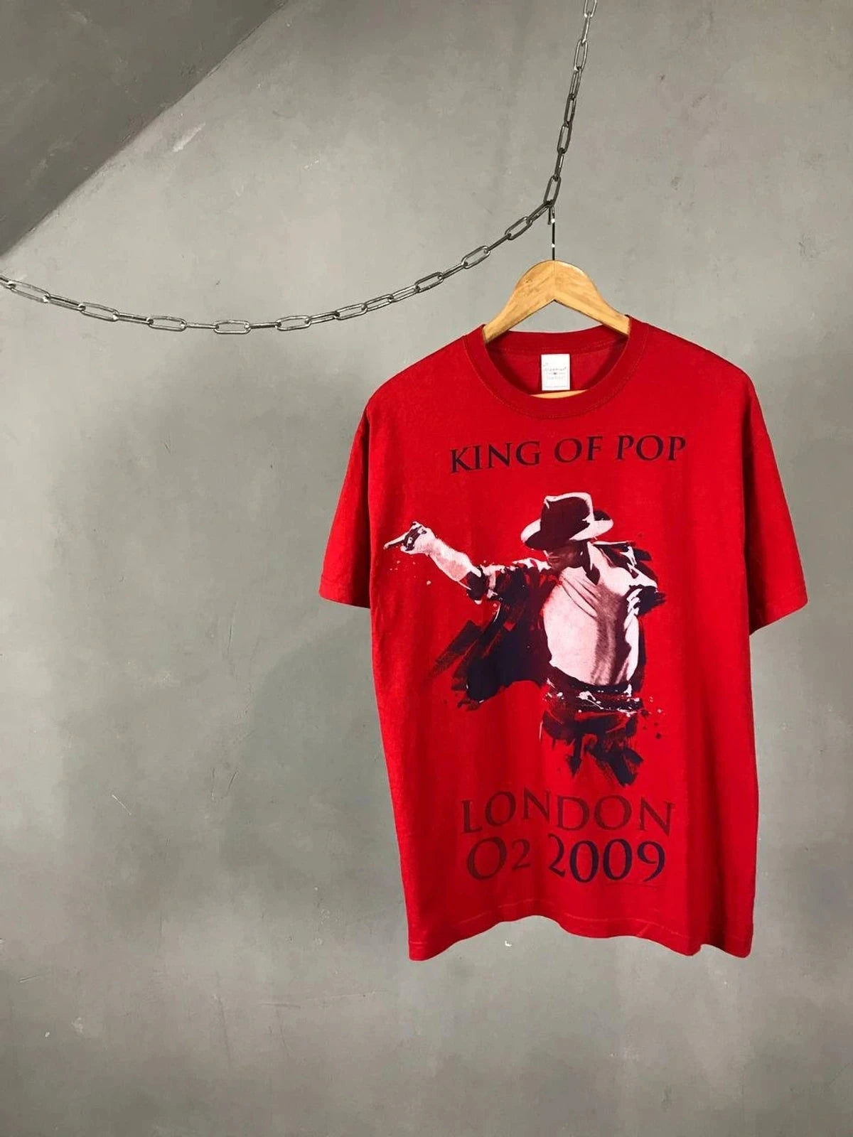 Michael Jackson Michael Jackson American Vintage High Street Trend Men's Oversize T-Shirt Mens Women's T Shirts