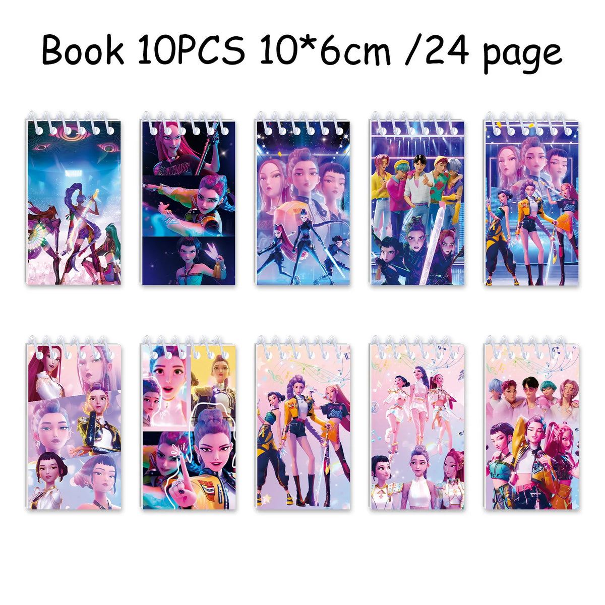 Stationery Set, Loose Leaf Notebook, Ballpoint Pen, Office Supplies, Student Classroom Supplies, Anime Party Favors, Gift for Ki