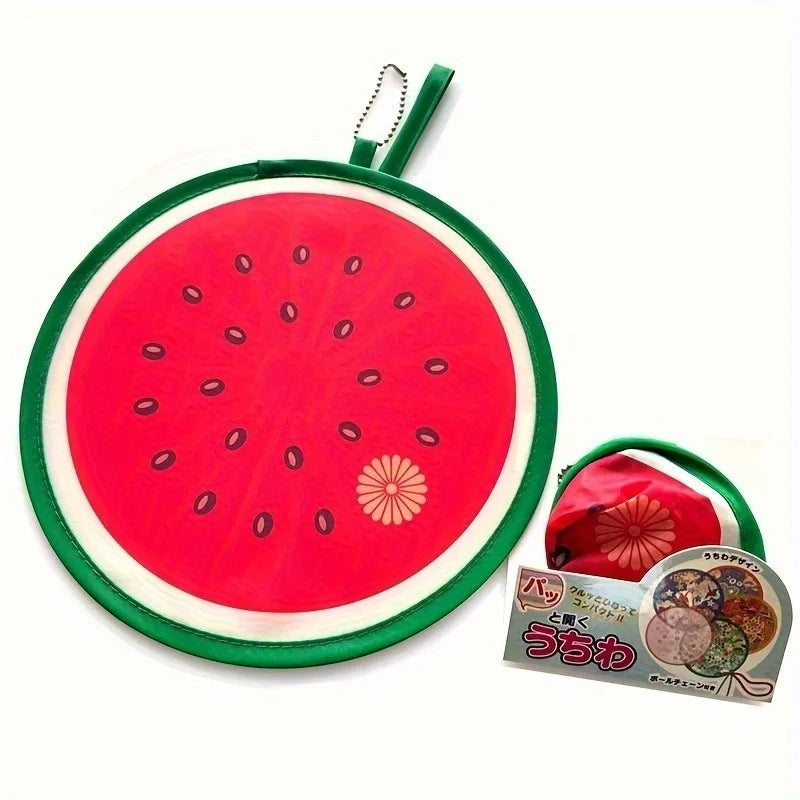 Folding Fan, Round Portable Handheld Summer Fan, Suitable for Daily, Party, Wedding, Family,Outdoor Concert,Personal Decoration