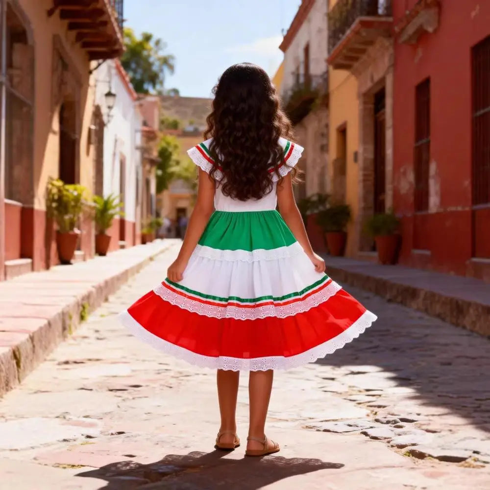 Mexican Dresses Traditional Style Mexican Style Clothing Dress Birthday Party Traditional Cultural Celebration Carnival Dresses
