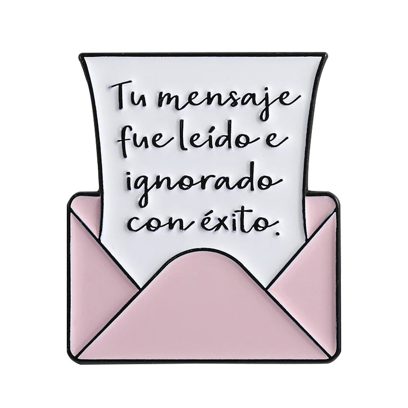 Spanish Latina Quote Enamel Pins Antes Muerta Que Sencilla Ojo de Loca No Se Equivoca Metal Brooches Lapel Badge Jewelry Gifts