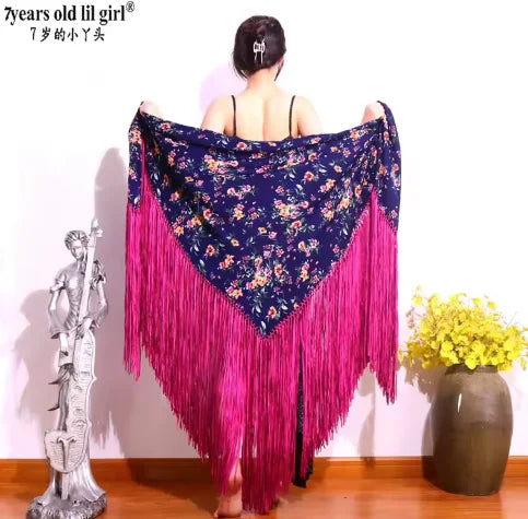 Flamenco Mantón Scarf from Spain Stole Shoulder Cloth Flamenco-Tuch GP01