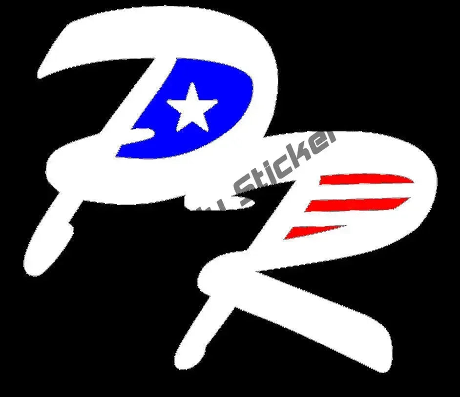 Puerto Rico Flag Frog Bumper Sticker Country Code PR UV Protected Vinyl Waterproof Decal Automotive Accessories Decoration