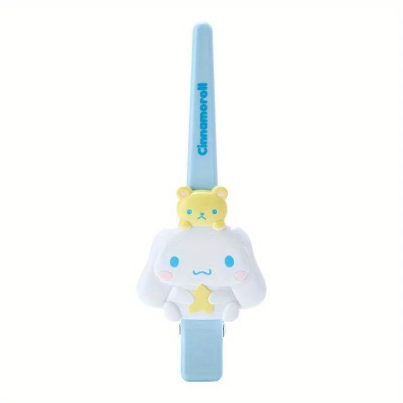 Sanrio Hairpins Pin My Melody Kuromi Cinnamoroll Y2K Hair Clip Cartoon Woman Clip Headdress Bangs Clips Cute Hair Accessories