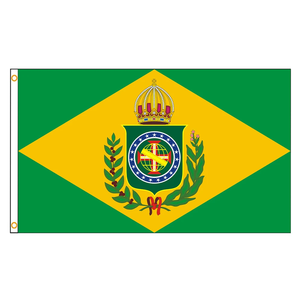 Brazil National Flag 90x150cm Hanging Polyester Digital Print Brasil Brazilian Banner Flag for Celebration