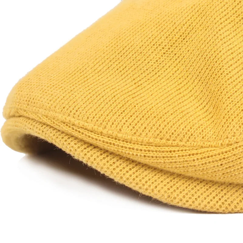 Literary and Artistic Youth Beret  Men and Women  Cap  Spring and Autumn Forward Hat  Fresh and Retro Hat Women's Cap Breathable
