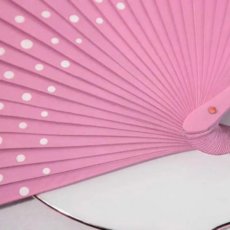 L43A Flamenco Spanish Folding Hand Fan Fan for Dance Parties Wedding Decorations