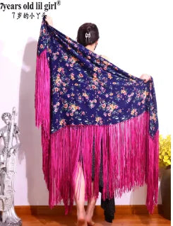 Flamenco Mantón Scarf from Spain Stole Shoulder Cloth Flamenco-Tuch GP01