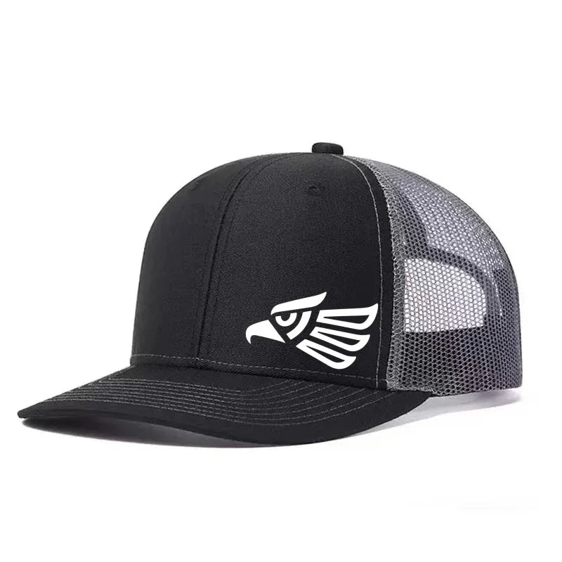 Mexican Eagle Printed Adjustable Baseball Cap Classic Snapback Dad Hat Breathable Trucker Mesh Hat Golf Fishing Outdoor Sun Cap