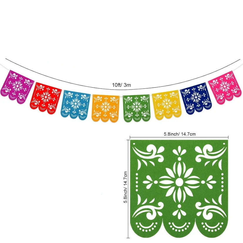 Fiesta Party Decorations Banner Mexican Decorations Banner, Mexican Themed Party Decorations,Cinco de Mayo Party Decoratio