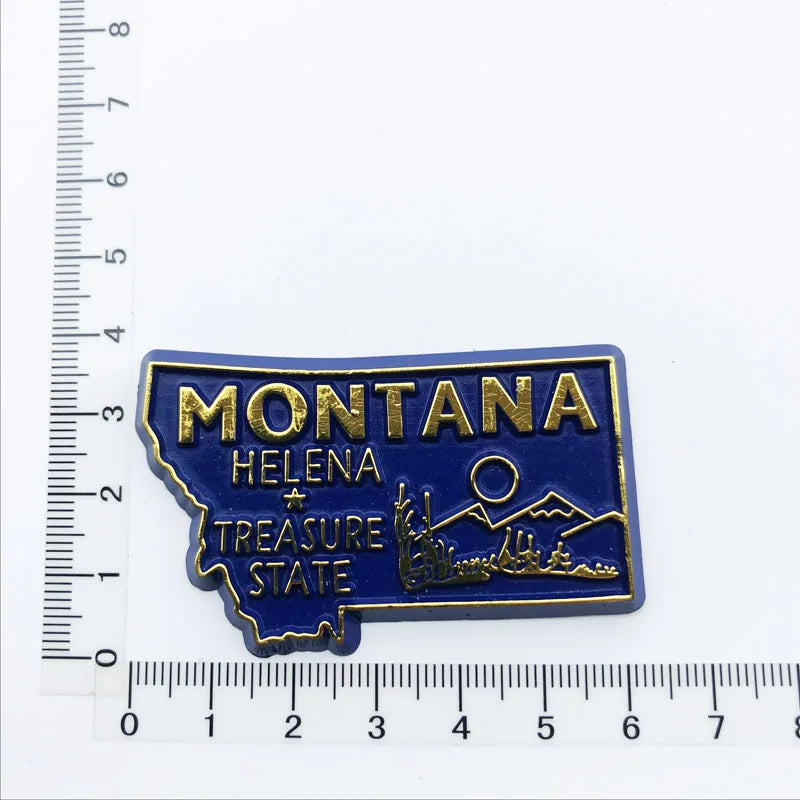 America Puzzle Map Fridge Magnet US State Montana Nevada New Mexico Virginia Wyoming IOWA Georgia New Jersey ARIZONA