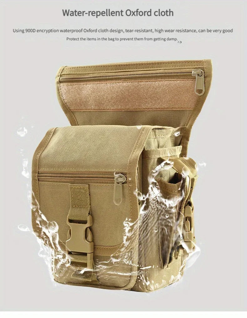 Waist Bag Motorcycle Drop Leg Bag for Man Woman Outdoor Waterproof Fanny Pack Multifunction Adjustable Belt Moto & Biker Bags
