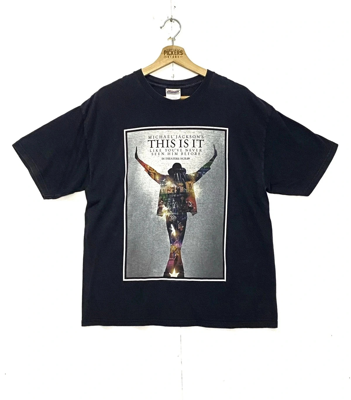 Michael Jackson Michael Jackson American Vintage High Street Trend Men's Oversize T-Shirt Mens Women's T Shirts