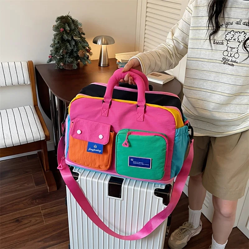 [Travel Crossbody Bag]Portable Large Capacity Hand-held Bag，Suitable for Men & Women - Travel, Outings, Mountain Climbing