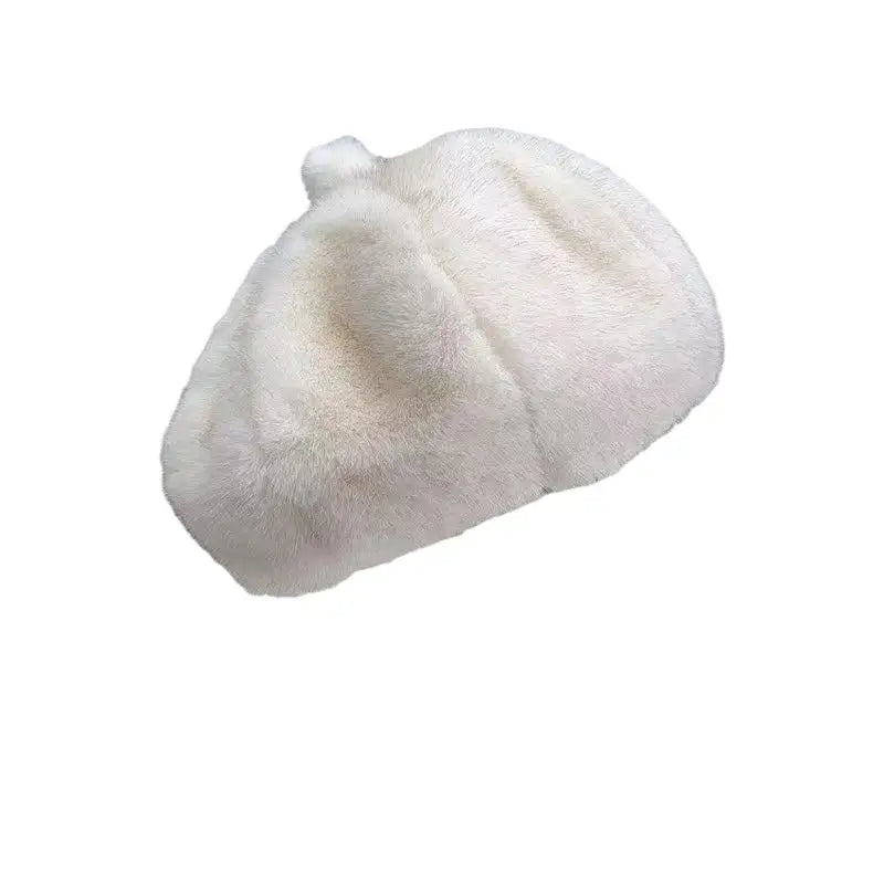 Retro Beret Hat Autumn Winter Women British Hepburn Stylish Artist Painter Hats Thick Warm Woolen Pumpkin Beanies Cap