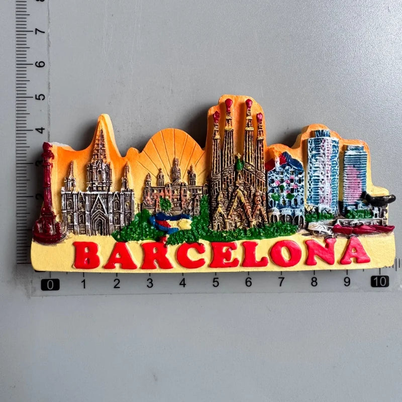 Spain Fridge Magnets Bullfighting flamenco dancers Barcelona ESPANA Tourist Souvenirs Magnetic Stickers Home Decoration Gifts