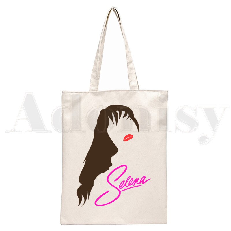 Vintage 90s Inspired Selena Quintanilla Trendy Handbags Shoulder Bags Casual Shopping Girls Handbag Women Elegant Canvas Bag