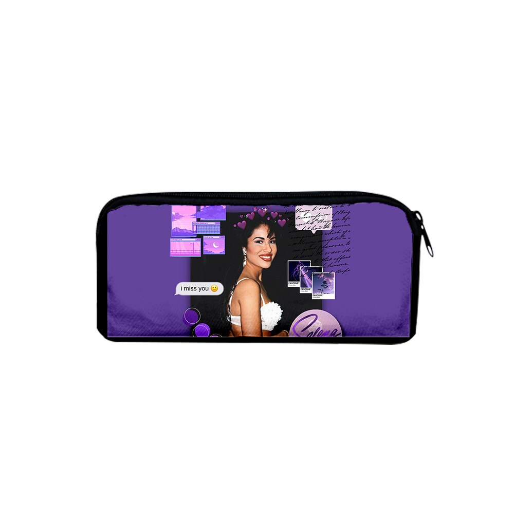 Selena Quintanilla Pencil Box stationery Storage Bag Pencil bag