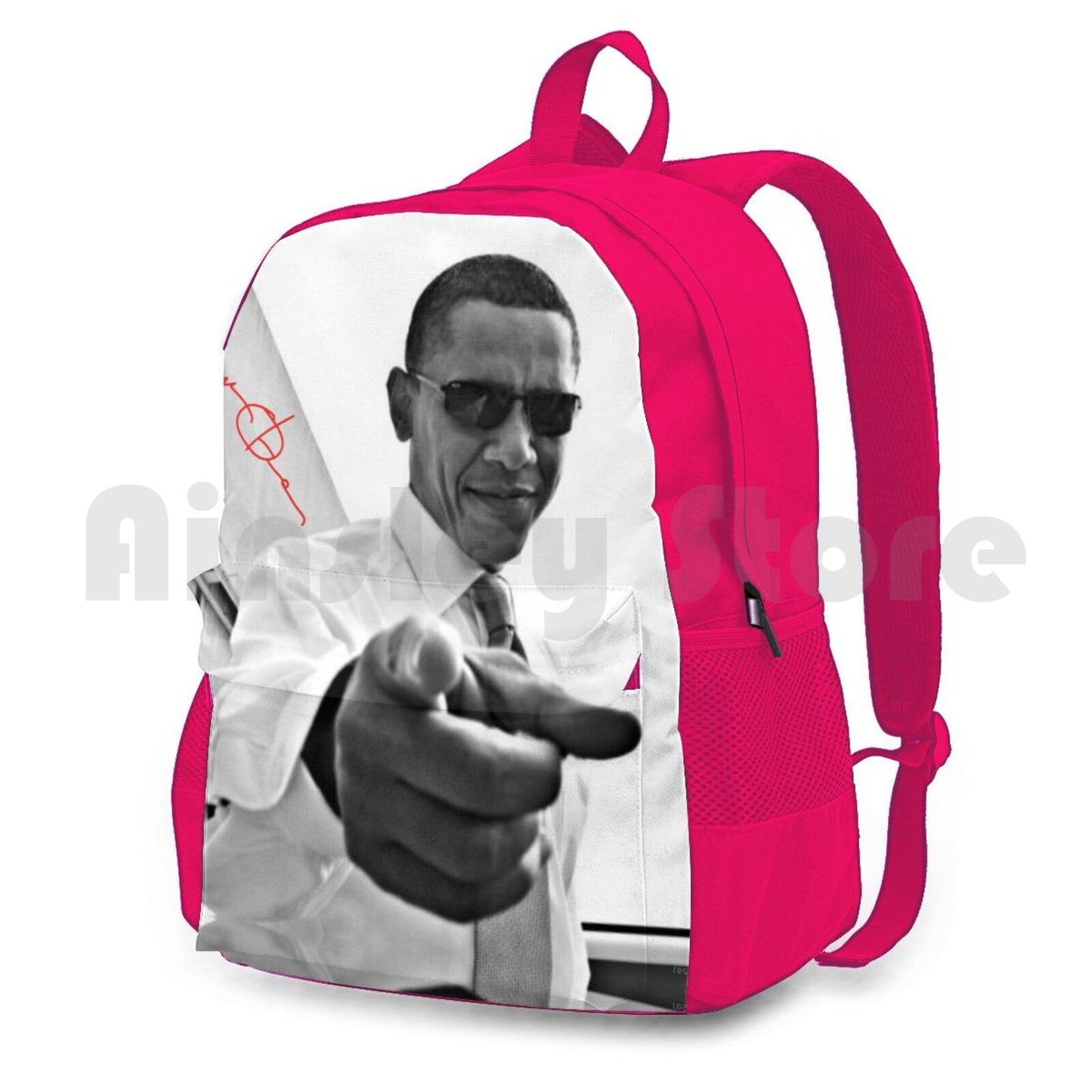 Obama Outdoor Hiking Backpack Waterproof Camping Travel Obama Barack Obama President Cool Fun