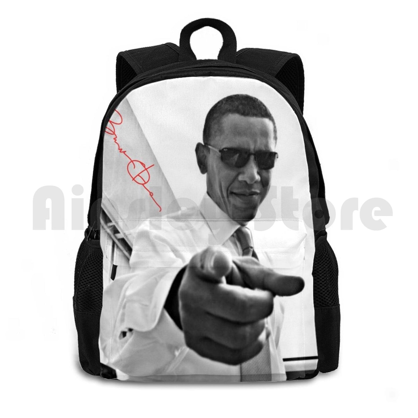 Obama Outdoor Hiking Backpack Waterproof Camping Travel Obama Barack Obama President Cool Fun