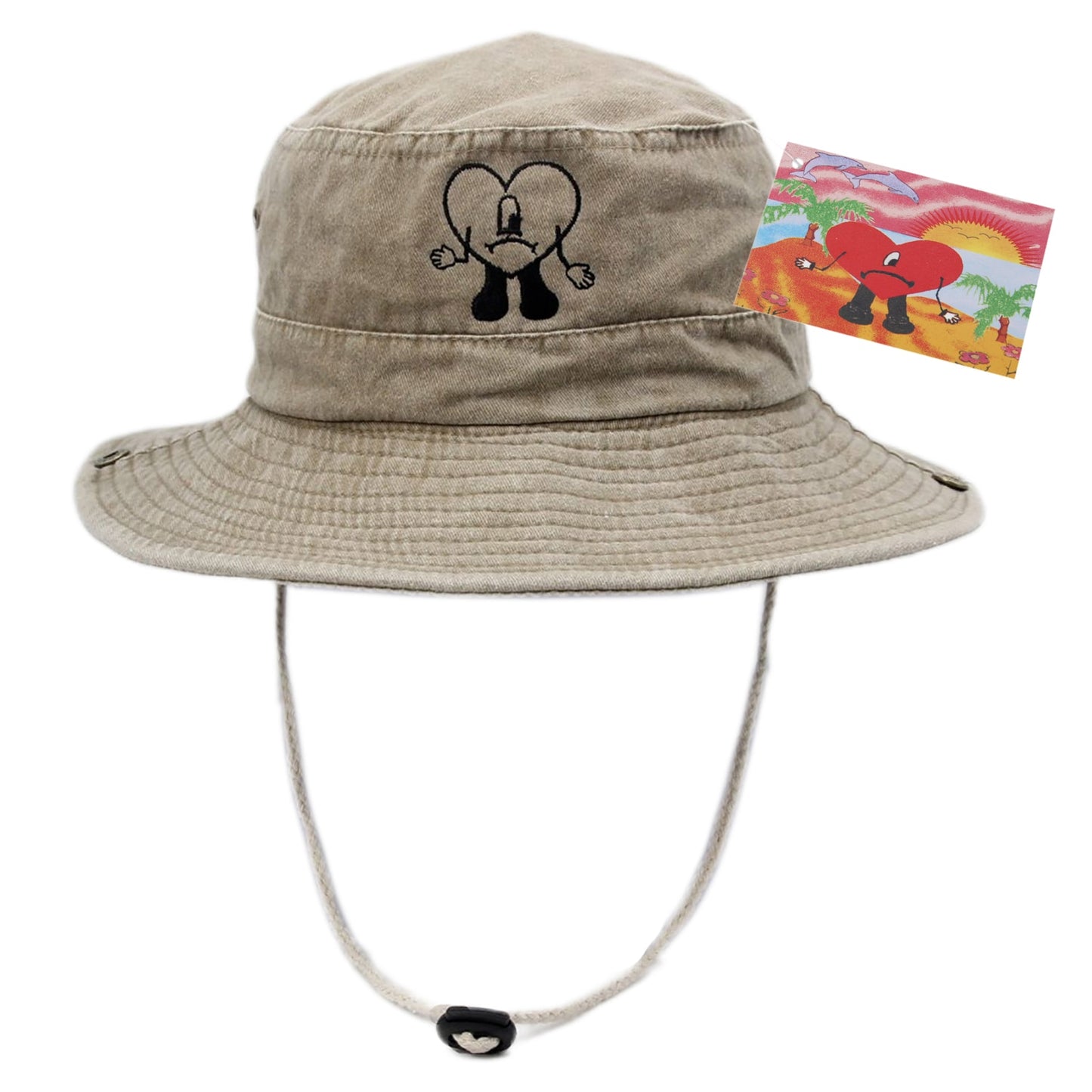 Cotton Embroidered Bad Bunny Fisherman Hats UN VERANO SIN TI Bucket Hat Woman Summer Foldable  Sun Hat Man Beach Hat