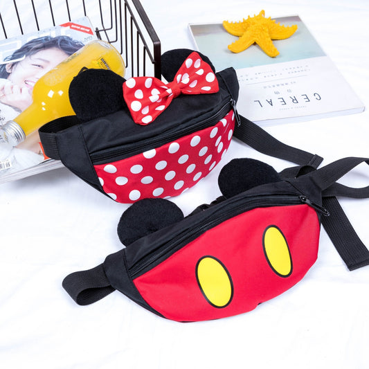 Kid Waist Bag For Girl Boy Cute Fanny Cartoon Dinosaur Chest Bag Children Belt Bag Money Pouch Baby Zipper Waist Pack Bum Bag